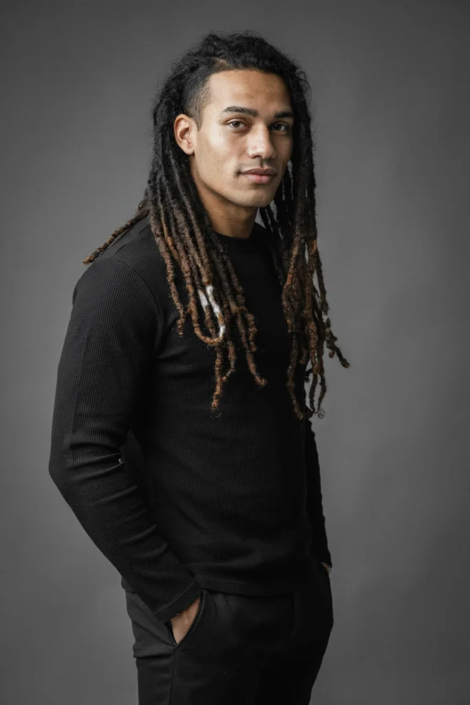 Black and White Dreadlocks