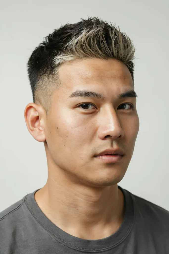 Black and White Faux Hawk