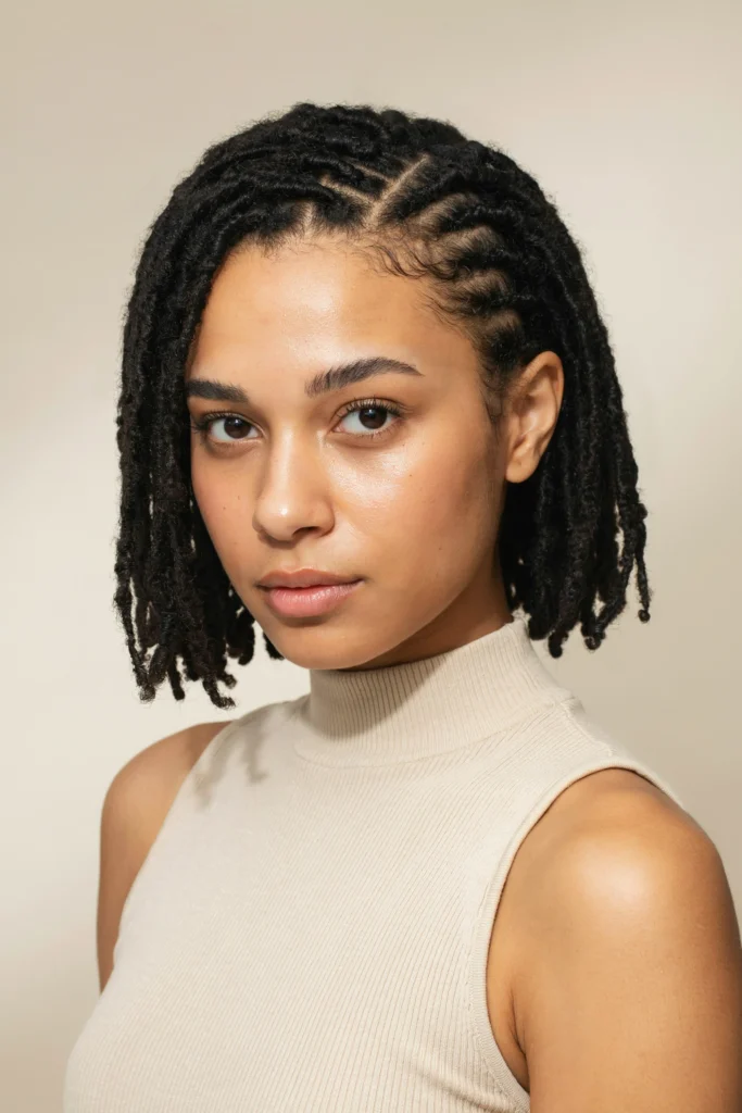 Classic Short Invisible Locs Bob
