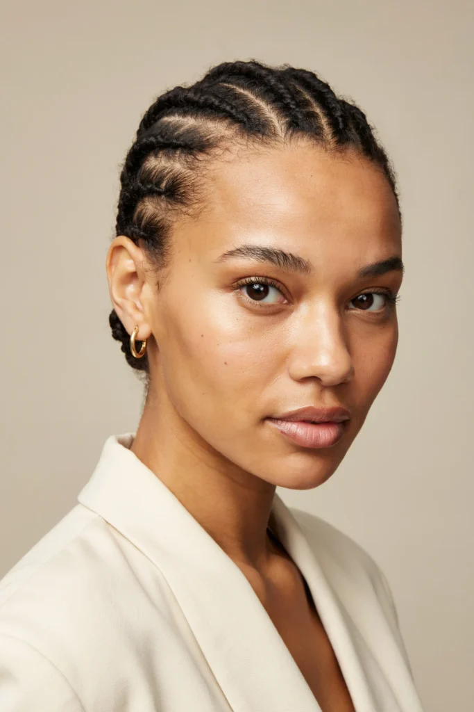 Invisible Locs Sleek Back for Meetings