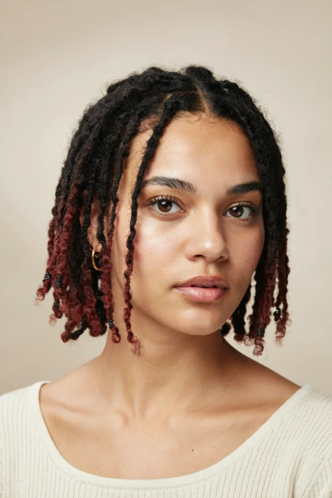 Invisible Locs with Colored Tips