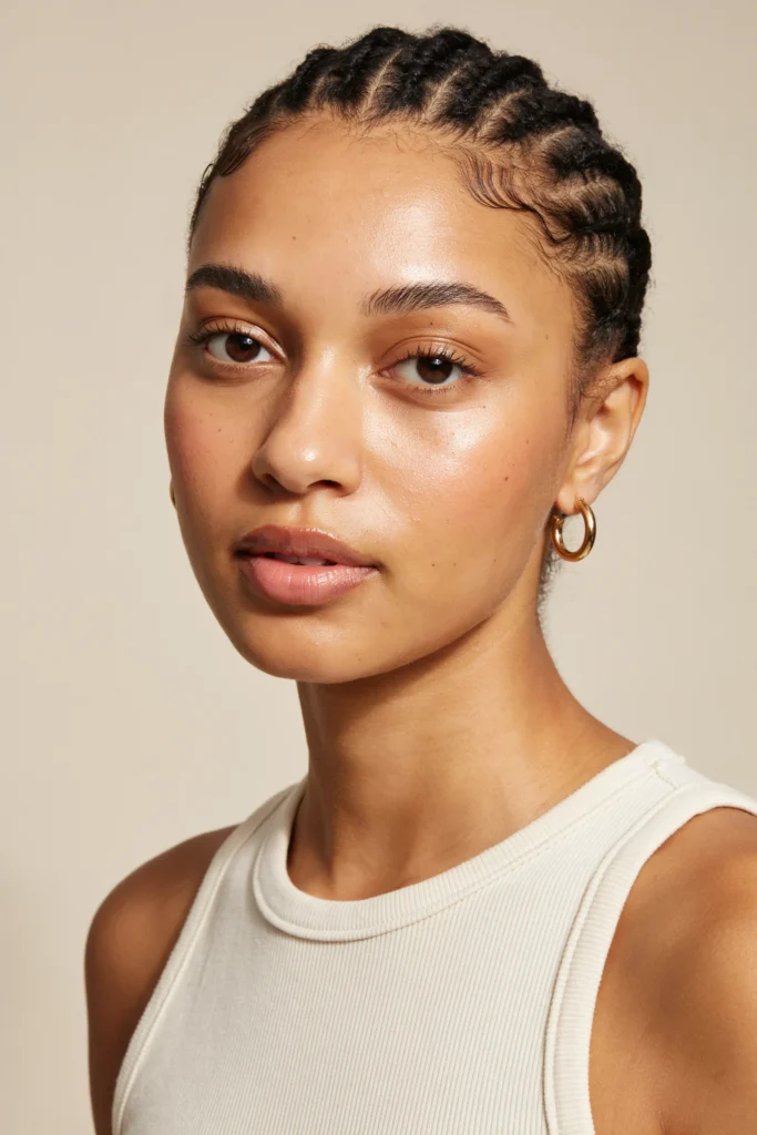 Romantic Invisible Locs with Baby Hair Sweep