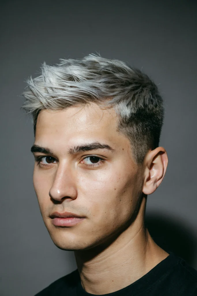 White Crown with Black Sides