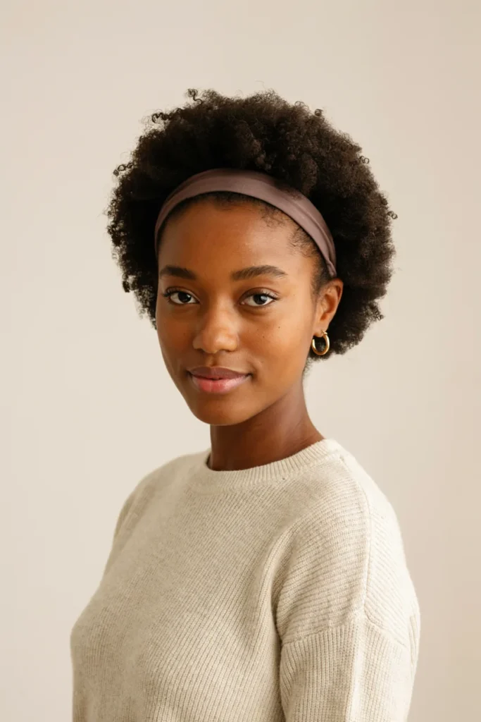 Afro with Headband