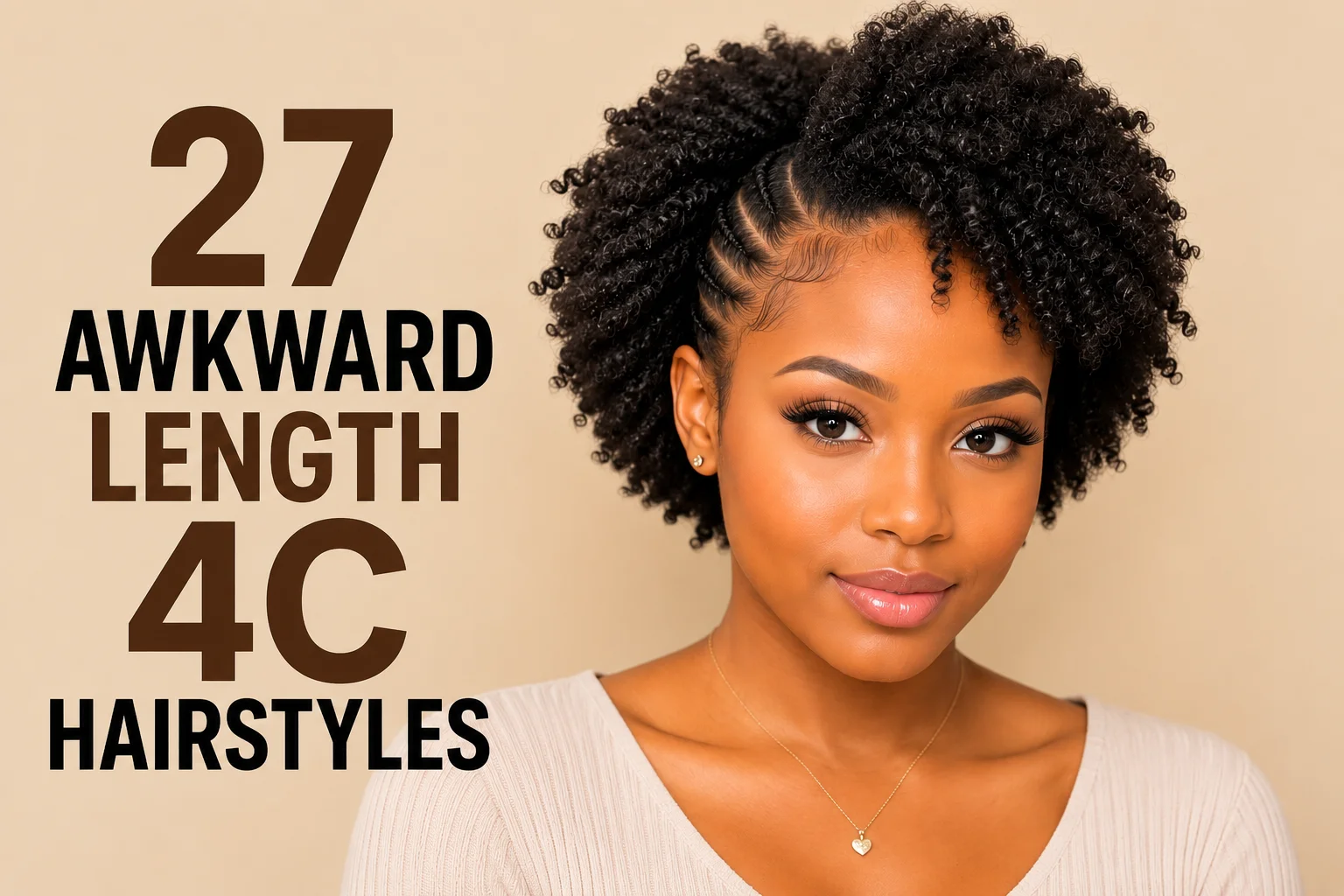 27 Awkward Length 4C Hairstyles That Look Stunning at Every Stage