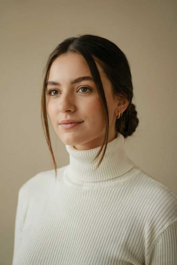 Braided Bun with Loose Face-Framing Pieces