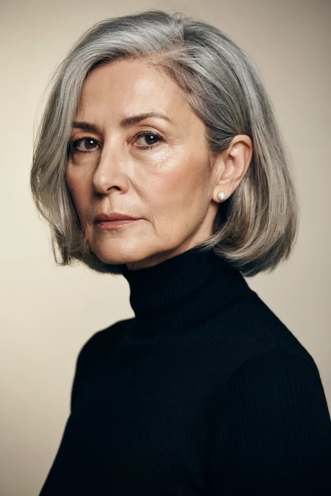 Chin-Length French Bob