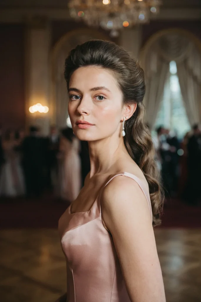Classic Half-Up Bouffant