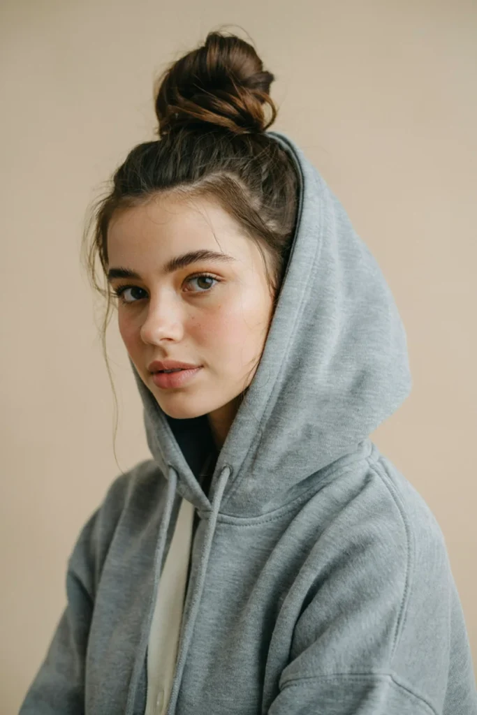 The Classic High Messy Bun