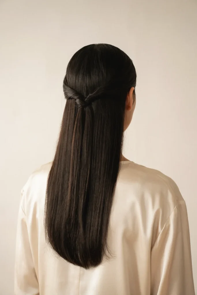 Flat Twist Down the Back