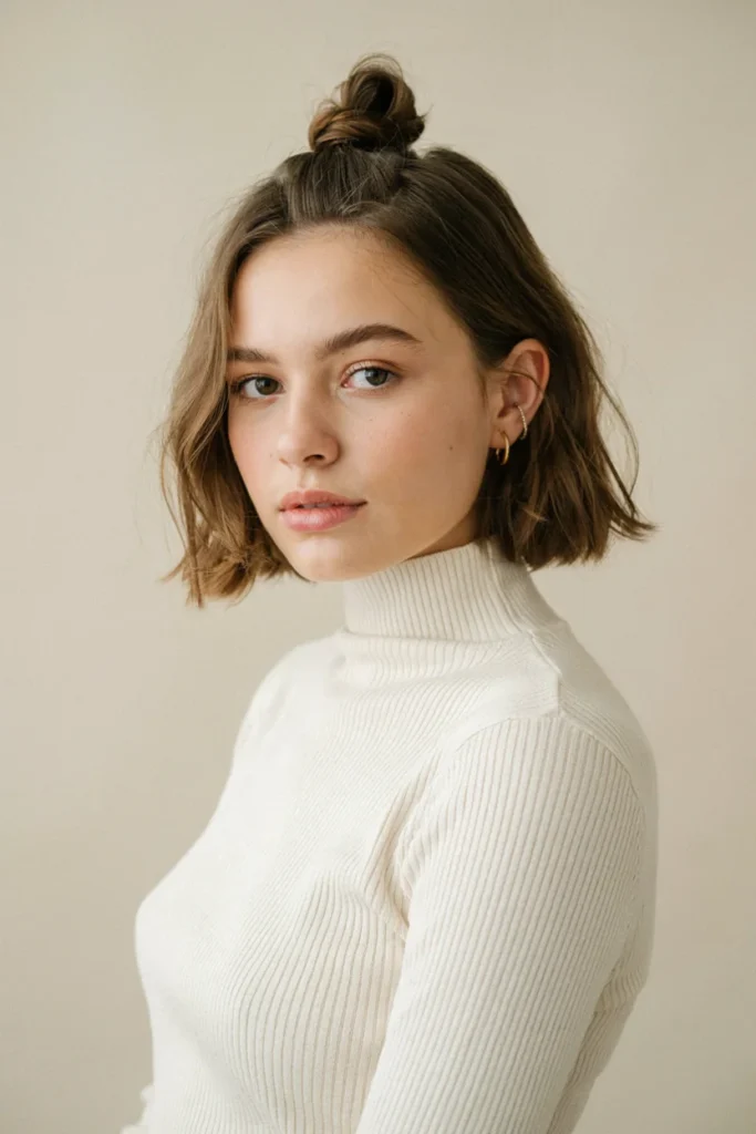 Half-Up Top Knot