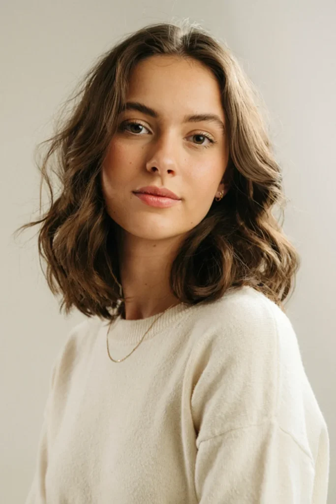 Layered Shoulder-Length Cut