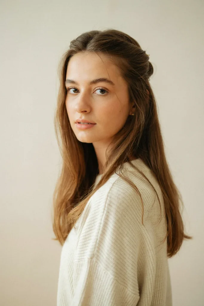 Loose Half-Up Twist
