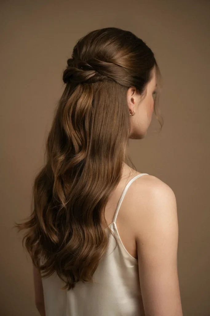 Loose Half-Up Twist