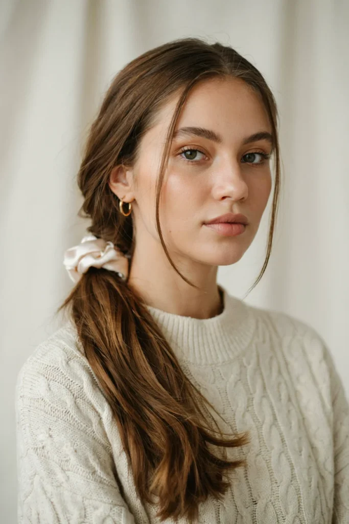 Loose Low Ponytail