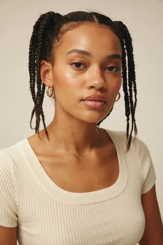 Low Braided Pigtails