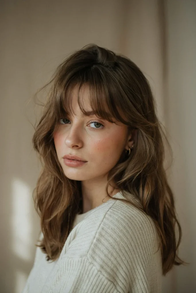Messy Undone Bangs