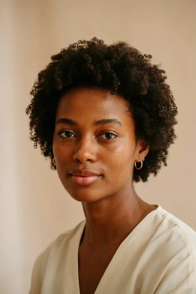  Mini Afro with Defined Coils