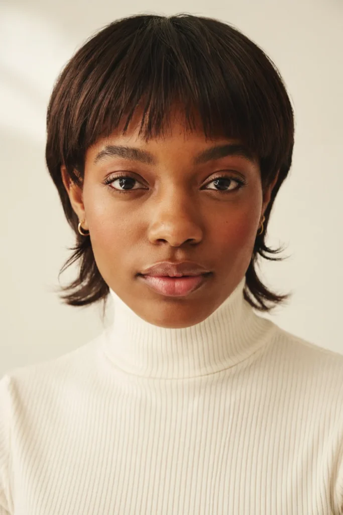 Pixie-Bob Hybrid with Pixie Bangs