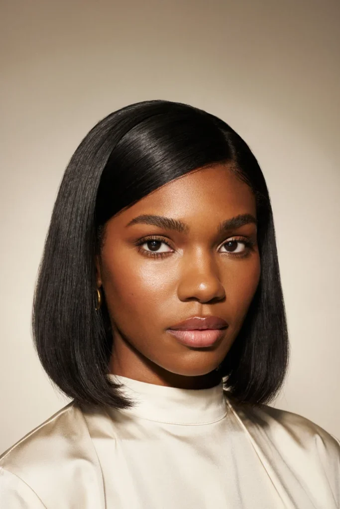 Quick-Weave Side-Part Bob