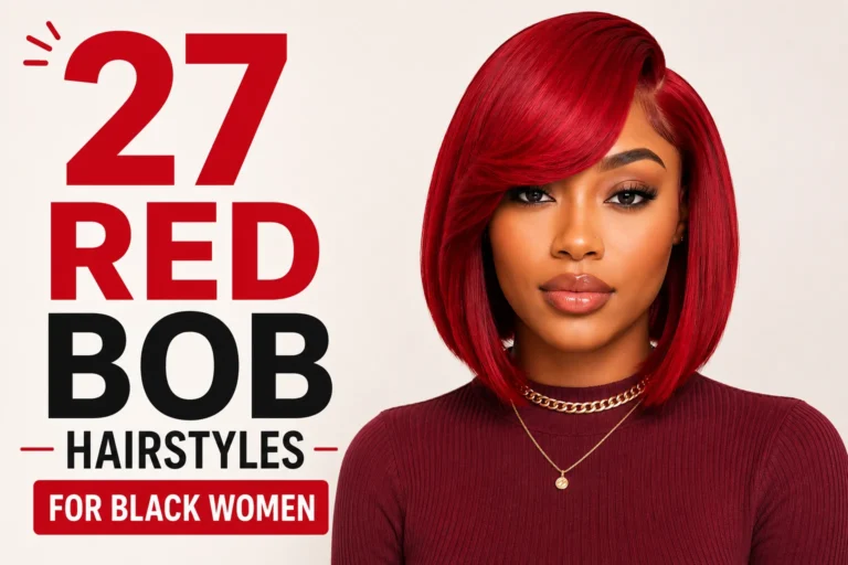 27 Red Bob Hairstyles for Black Women That Turn Heads