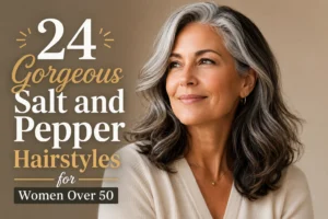 24 Gorgeous Salt and Pepper Hairstyles for Women Over 50