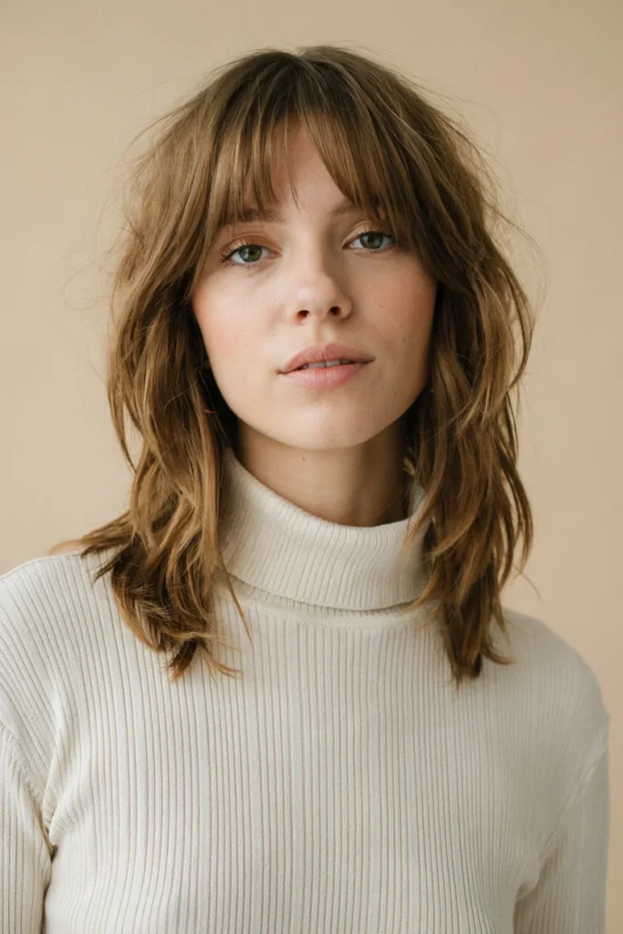 Shag Cut with Wispy Bangs