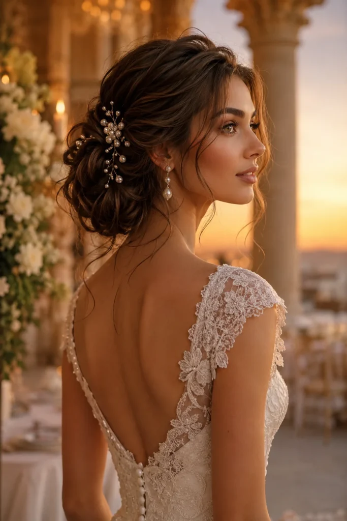 Soft Rolled Updo