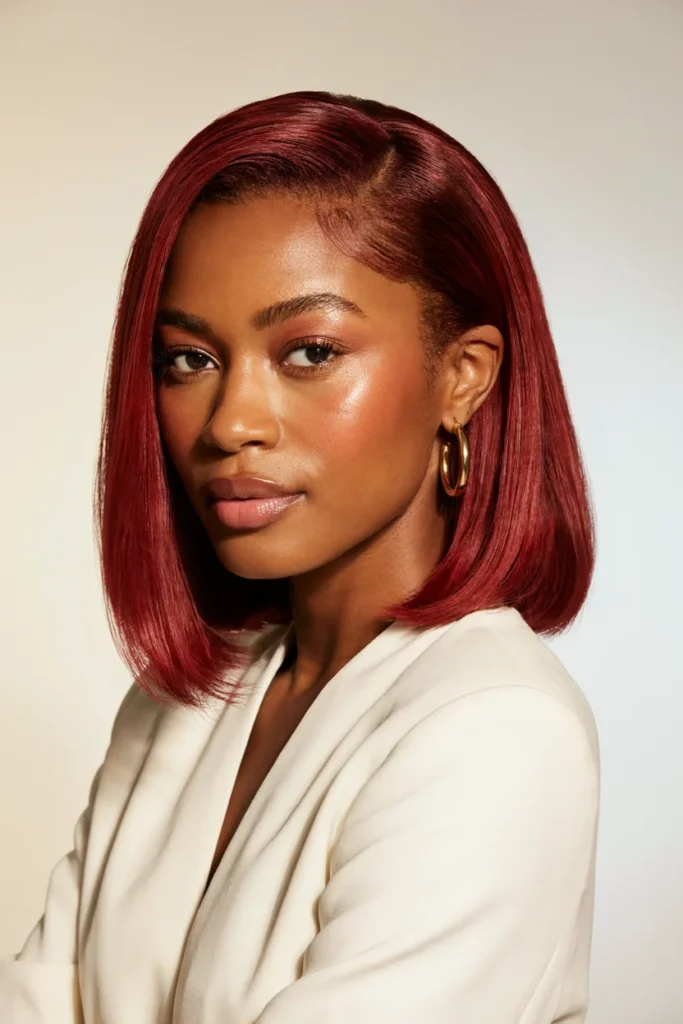 Stacked Red Bob