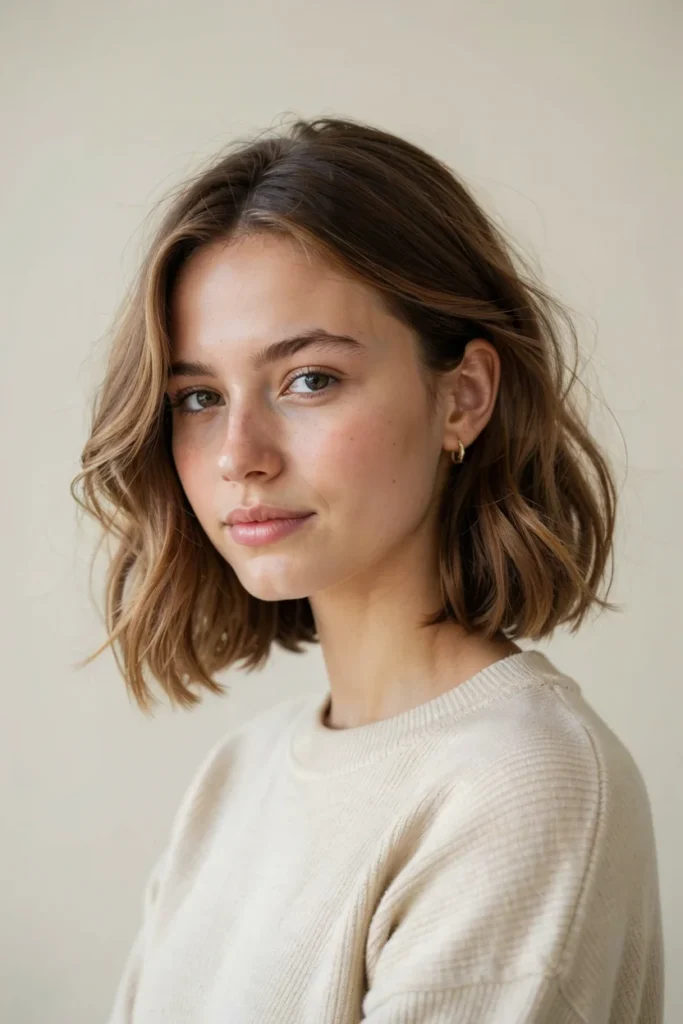 Stacked Wavy Bob