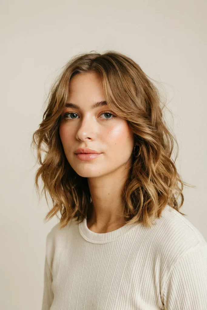 Textured Lob with Soft Waves