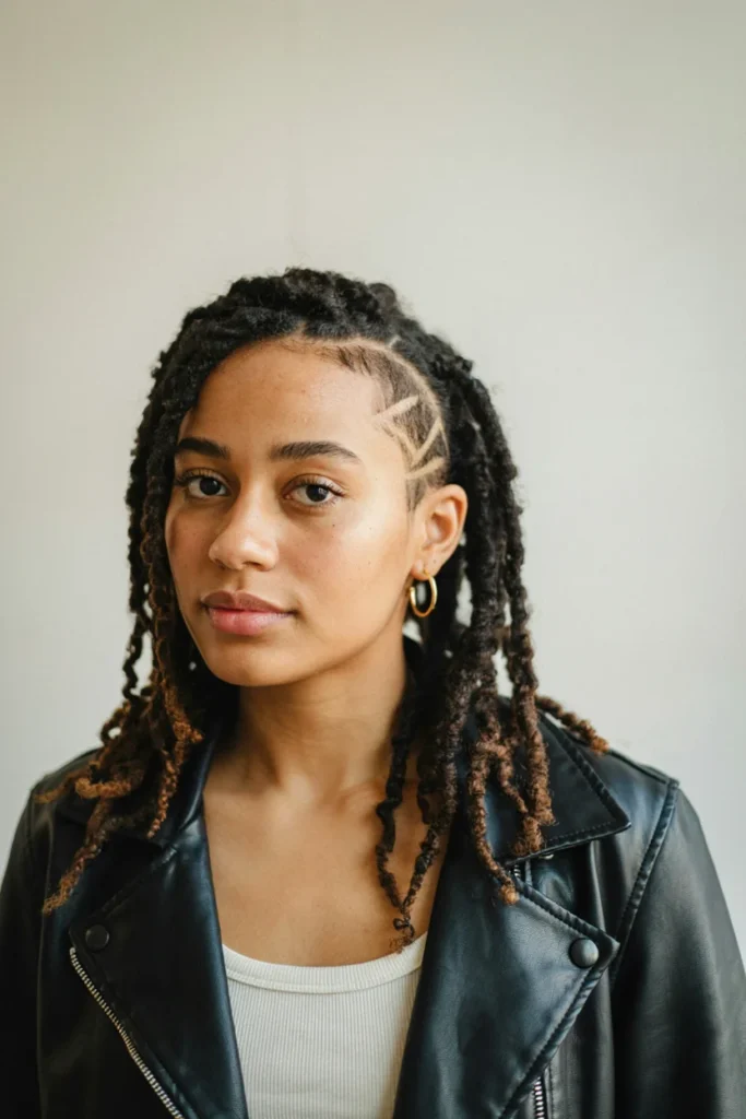 Two-Strand Twist Locs with Undercut