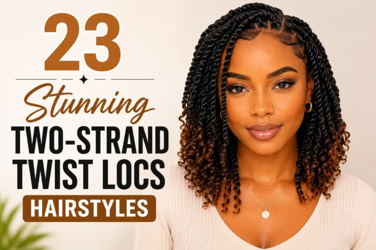 23 Stunning Two-Strand Twist Locs Hairstyles to Try
