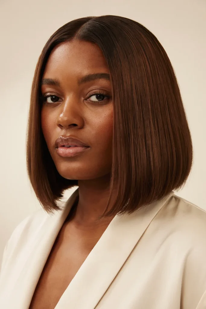 Blunt Chin-Length Bob