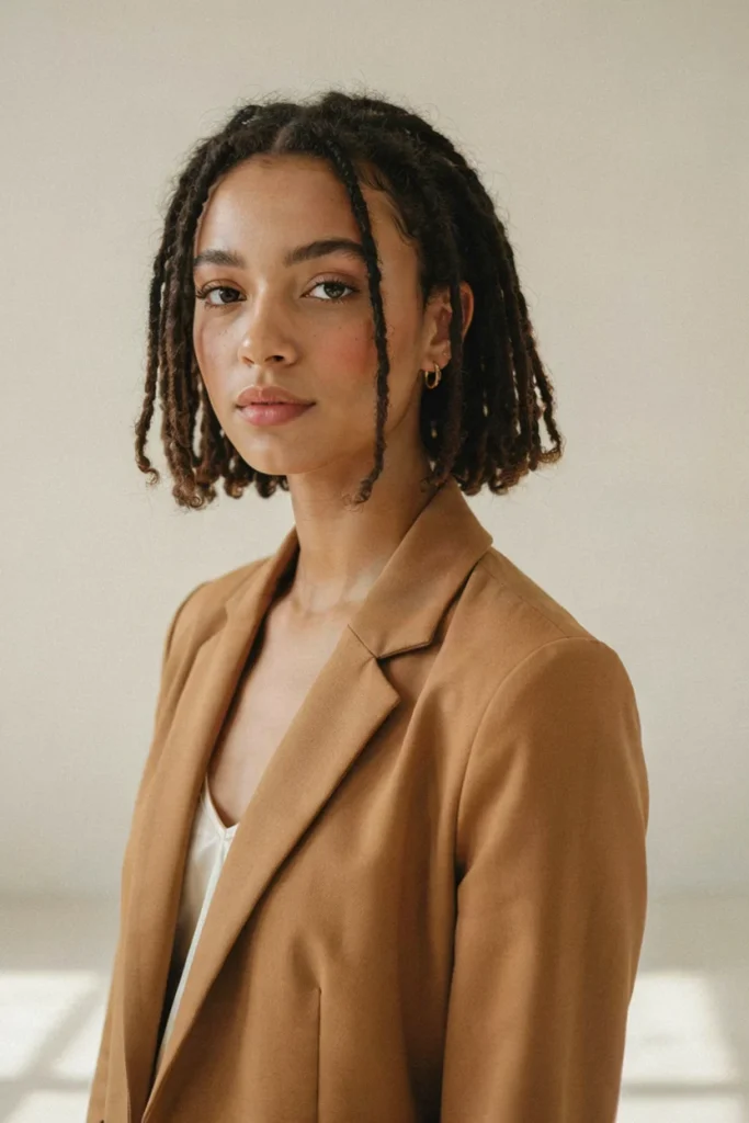 Bob-Length Thin Locs
