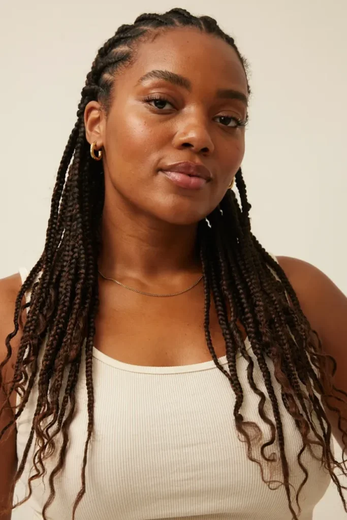 Bohemian Knotless Braids