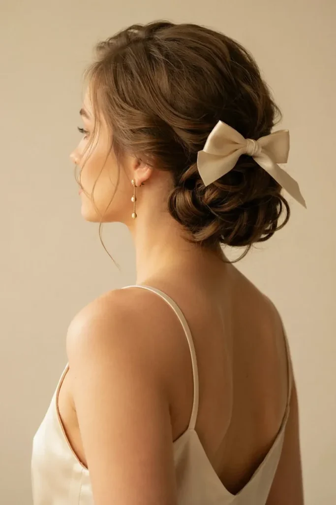 Bow Hairstyle for a Special Occasion