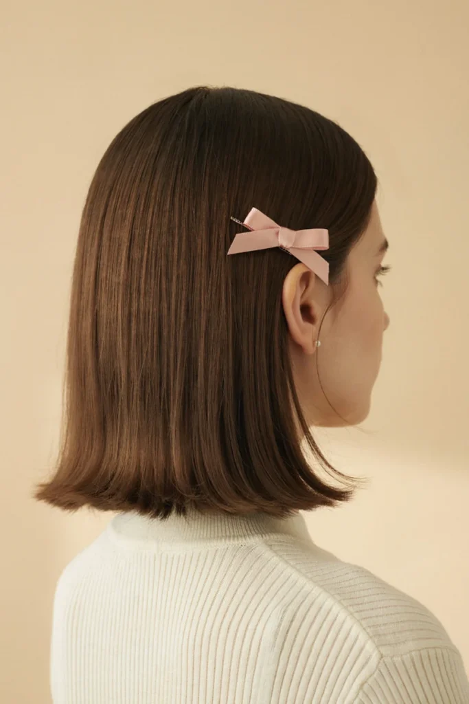 Bow Hairstyle for Short Hair