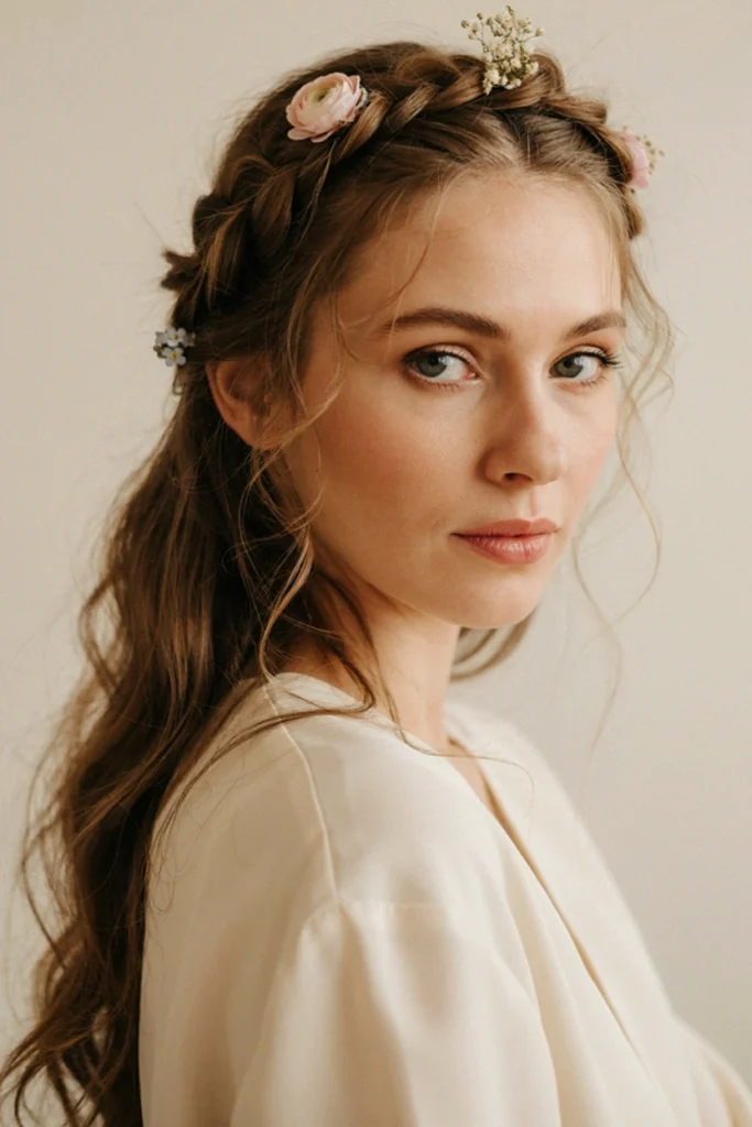 Braided Crown Elf Hairstyle