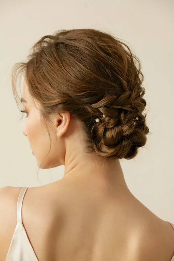 Braided Low Bun