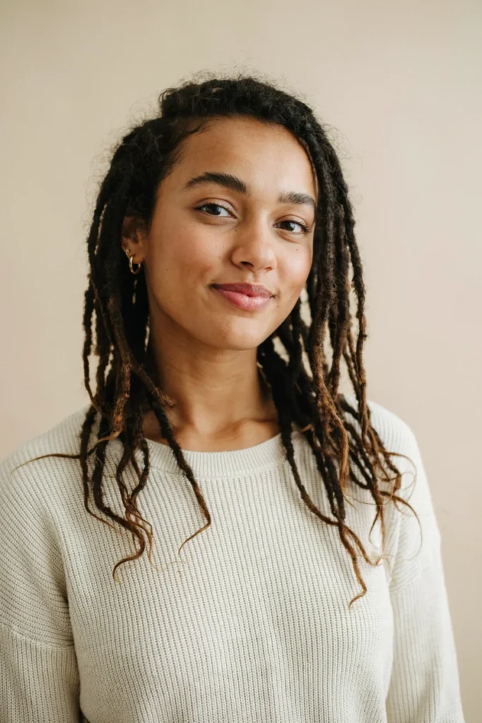 Casual Everyday Loose Thin Locs