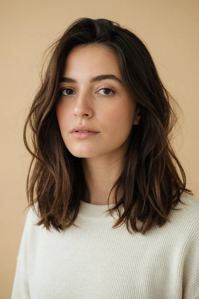 Choppy Lob With Piecey Ends