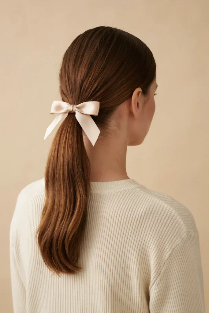 Classic Bow Ponytail