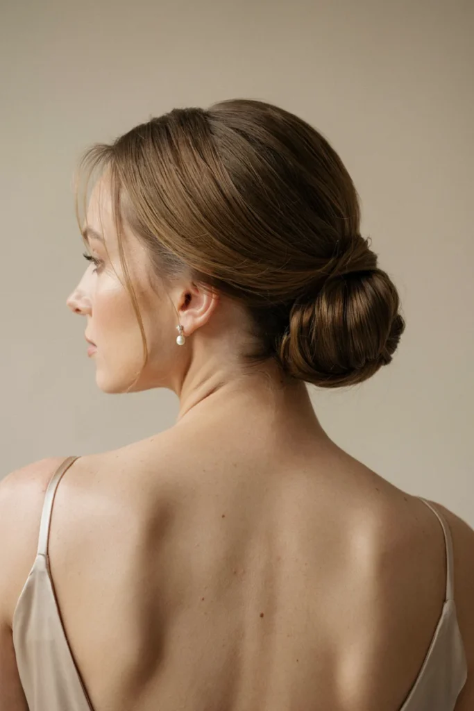 Classic Low Chignon