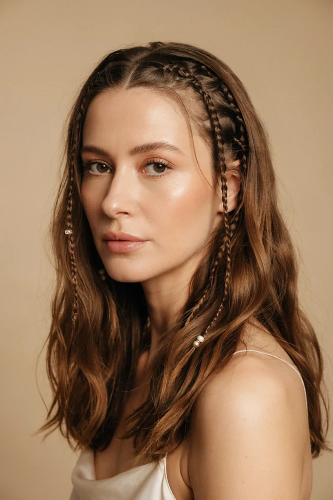 Elf Hairstyle With Tiny Braids