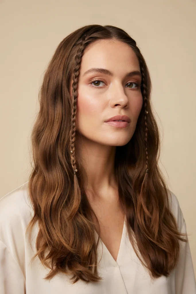Elf Hairstyle With Face-Framing Braids