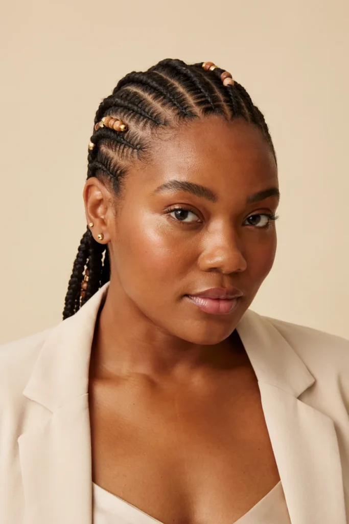 Fulani Braids with Beads