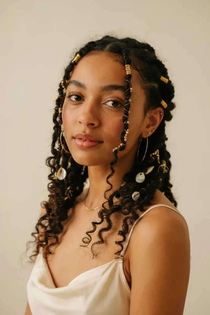 Goddess-Inspired Thin Locs