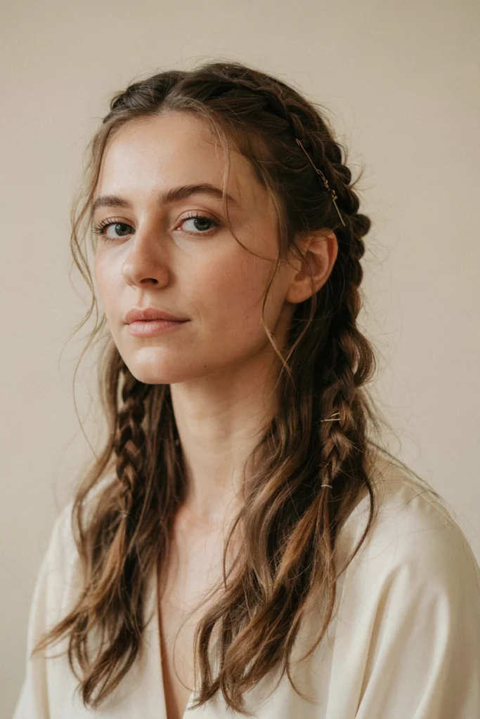 Messy Braided Elf Hair