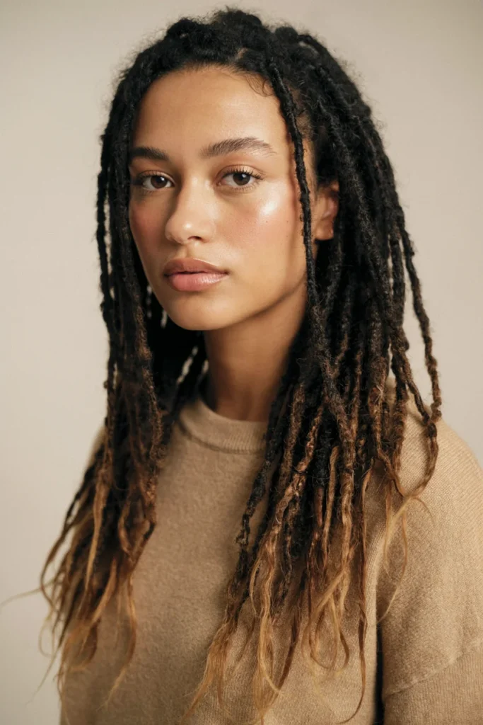 Ombre Thin Locs